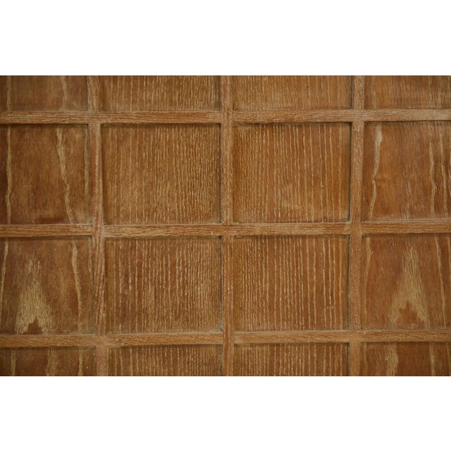 Whitewashed Oak Buffet by Maurice Rinck, 1940s For Sale - Image 16 of 17