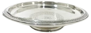 19th Century Round Silver Footed Bowl