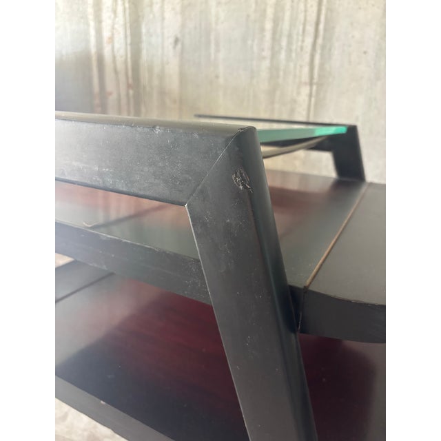 1950s Vintage MCM 3 Tier Side Table by Gordon’s Inc, Pagoda Form, C 1950s For Sale - Image 5 of 12