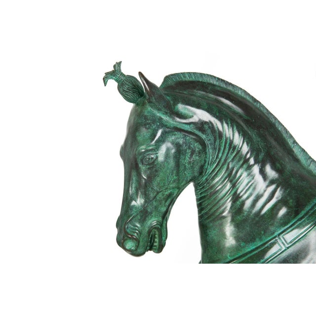 The Herculaneum Quadriga Horse "Cavallo Mazzocchi" After Antiquity For Sale - Image 10 of 18
