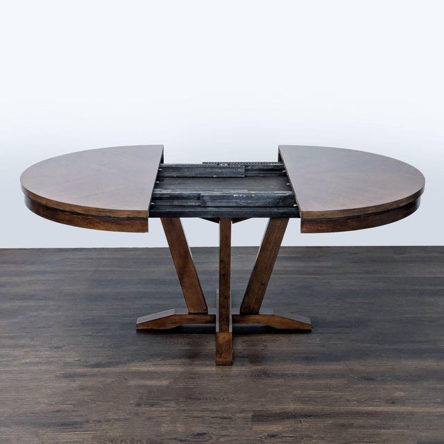 2020s Legacy Classic Highland Round to Oval Dining Table For Sale - Image 5 of 9