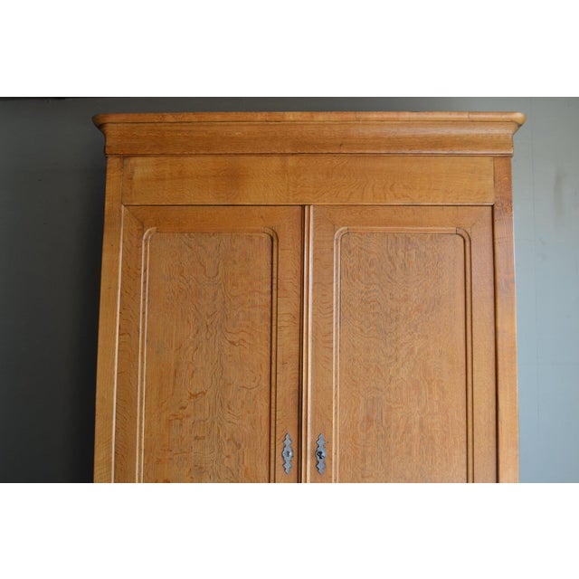 Antique Louis Philippe Oak Cabinet For Sale - Image 3 of 10