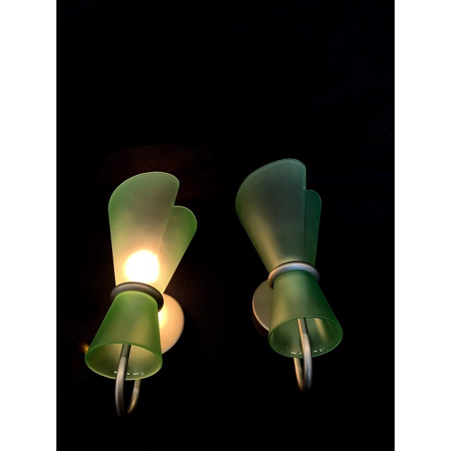 Vintage Murano Glass Sconces, Set of 2 For Sale - Image 3 of 6