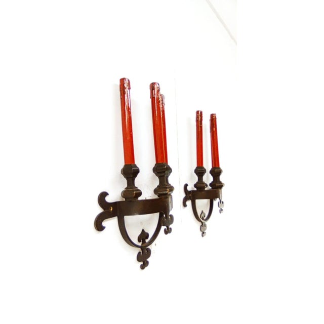 Medieval Brass Wall Lights For Sale - Image 4 of 18