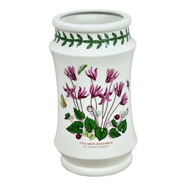 Vintage Botanical Vase For Sale