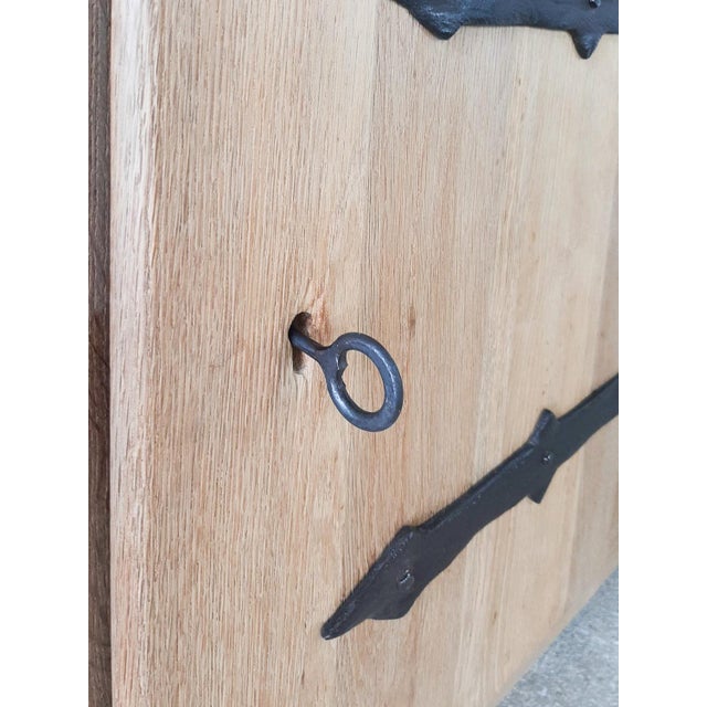 Wood Spanish Oak Credenza, 1940s For Sale - Image 7 of 14