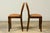 Set of 6 1930s French Art Deco Maple Dining Chairs in Tan Leather For Sale - Image 11 of 18