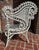 Late 19th Century Ornate American Victorian Hand-Woven Wicker Chair With Spiral Design, Circa 1890 For Sale - Image 5 of 6