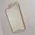 Height: 74 cm. Width: 45 cm. Depth: 3 cm. Mirror glass dimensions: 41 x 62 cm. Origin: Belgium, 1950s. Material:...
