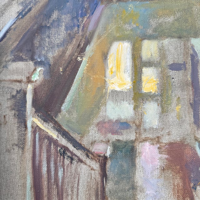 Original oil painting by Ronald L. Marvin Jr., a Florida artist known for his expressive impressionist paintings and...