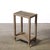 1980s Mid-Century Modernist Python Side Table With Brass Castors by Karl Springer For Sale - Image 5 of 16