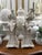 Striking pair of tall seated Asian figures from Chelsea House, made in Italy. Lightly distressed/aged finish with crackle...