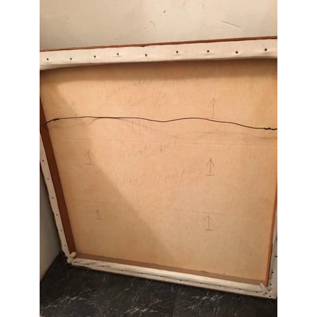 Off-white 1970s Alec Murphy Modern Colorful Abstract Painting For Sale - Image 8 of 10