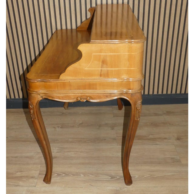 Chippendale Desk with Many Small Drawers, 1970s For Sale - Image 11 of 15