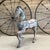 Folk Art Continental Decorative Carousel Horse Hand Carved Circa 1900 55" Tall For Sale - Image 3 of 17