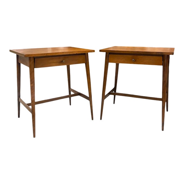 Vintage Mid Century Modern End Table Set by Paul McCobb for Planner Group For Sale