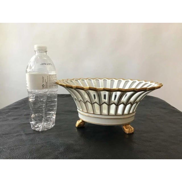 Ceramic Ceramic Portuguese Lattice Bowl For Sale - Image 7 of 8