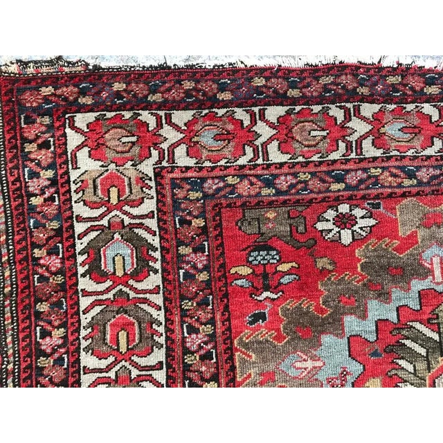 Textile Antique Malayer Style Rug For Sale - Image 7 of 17