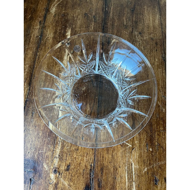 Late 20th Century Towle Crystal Presto Bowl, Made in Czech Republic For Sale - Image 9 of 9