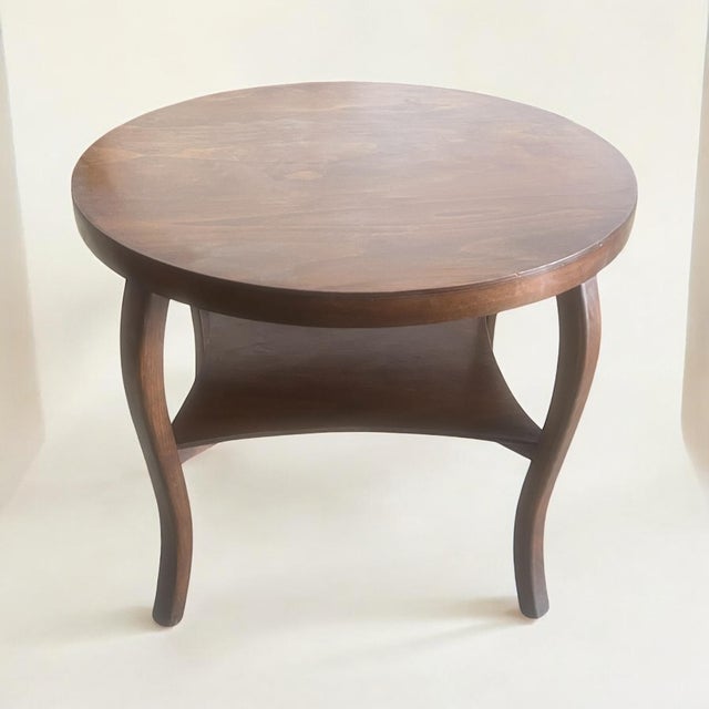 Art Nouveau Table in Dark Wood, Germany, 1930s For Sale - Image 3 of 7