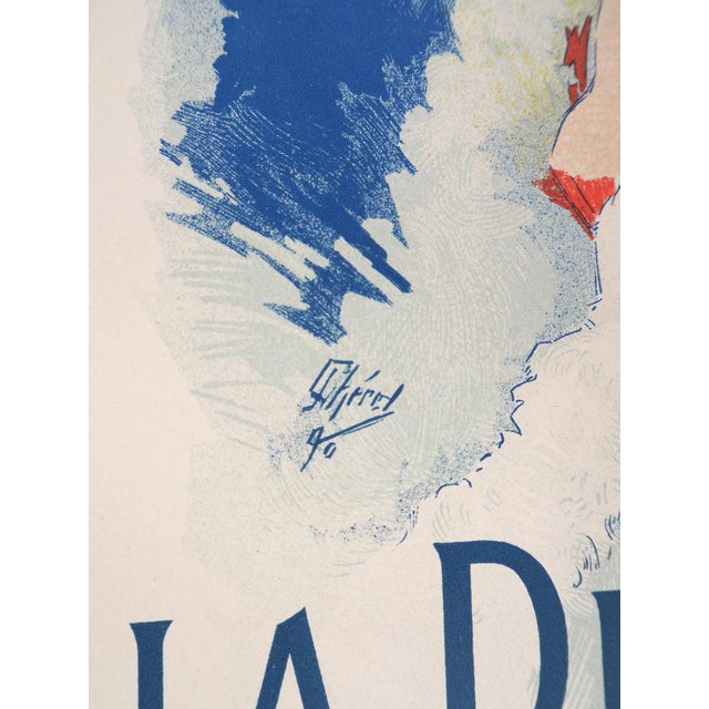 Jules Cheret, Sarah Bernhardt (La Diaphane), 1897, Original Lithograph For Sale - Image 5 of 9