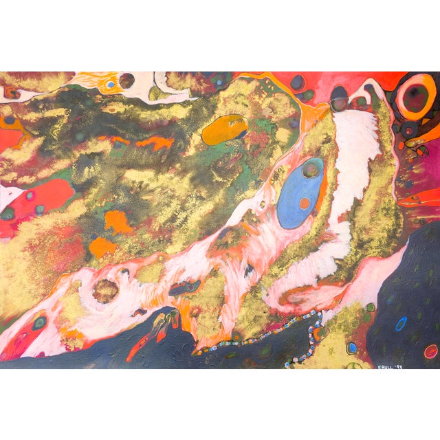 Sophia Voyages: The Meaning of Life Fran Bull, c. 1993 Sophia Voyages: The Meaning of Life by Fran Bull is an abstract...