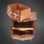 Small 18th Century Baroque Chest of Drawers, Cube Marquetry For Sale - Image 9 of 18