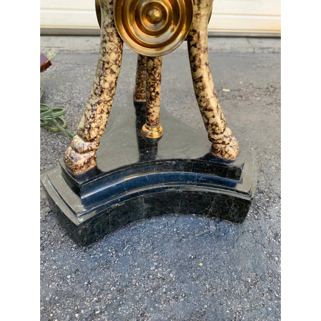 Vintage Ram Goat Table Lamps- Pair For Sale - Image 9 of 11