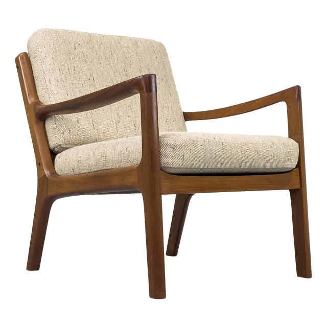 Danish Senator Lounge Chair in Teak by Ole Wanscher for Cado, 1960s For Sale
