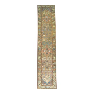 Tribal Camel Persian Bakshaish Runner, Early 20th Century For Sale