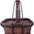 Wood Late 20th Century Japanese Woven Bamboo Hozan Style Ikebana Baskets - A Pair For Sale - Image 7 of 18