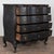 Large 18th Century Danish Black Oak Chest of Drawers Large 18th-century Danish oak chest of drawers featuring a dramatic...