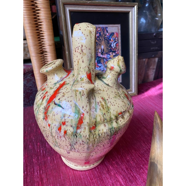1970s 1970s Splatter Art Vase For Sale - Image 5 of 5