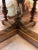 Circular Walnut Dining Room Table For Sale - Image 4 of 9