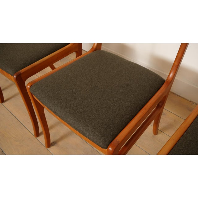 Wood Dining Chairs from Ole Wanscher, Set of 4 For Sale - Image 7 of 12