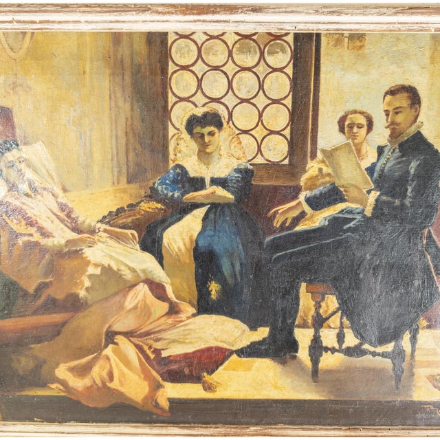 19th or 20th Century Italian Oil Painting After Domenico Morelli For Sale - Image 4 of 12