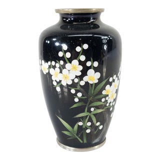 Japanese 20th Century Cloisonne Enamel Vase For Sale