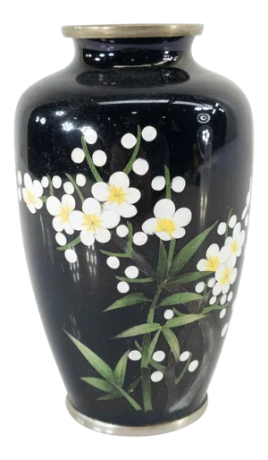Japanese 20th Century Cloisonne Enamel Vase