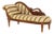 Empire Style Salesman Sample Walnut Chaise Longue For Sale