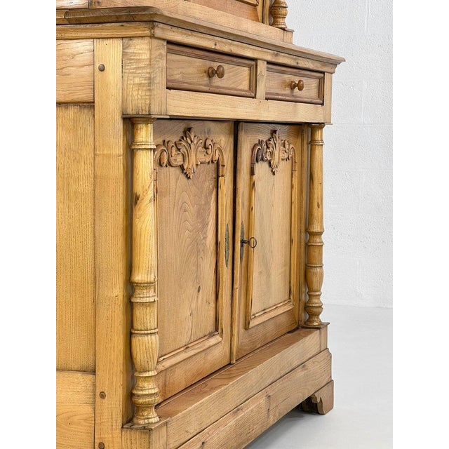 19th Century French Cabinet in Wood and Glass For Sale - Image 10 of 11