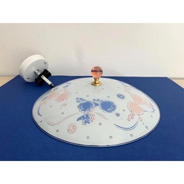 1950s Poodles Ceiling Light For Sale - Image 13 of 15