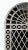 Antique early 20th century, monumental Beaux Arts style window grille guard. Decorative metalwork incorporates geometric...