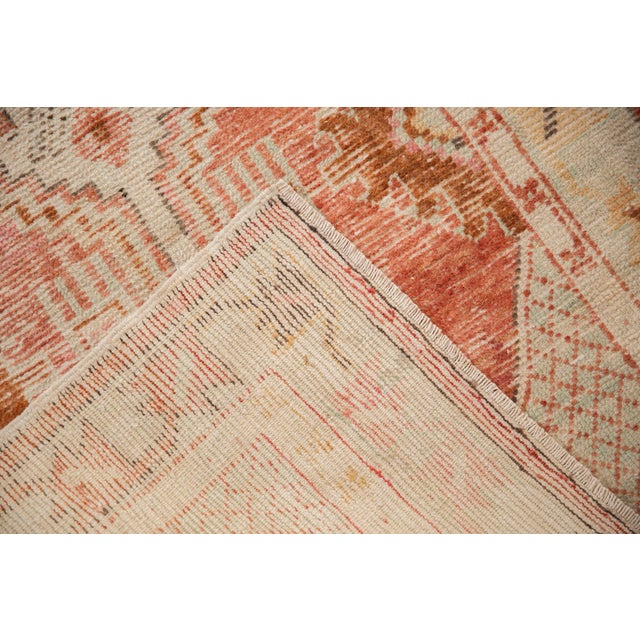 Vintage Distressed Oushak Rug Runner - 2'5" x 5'5" For Sale In New York - Image 6 of 9
