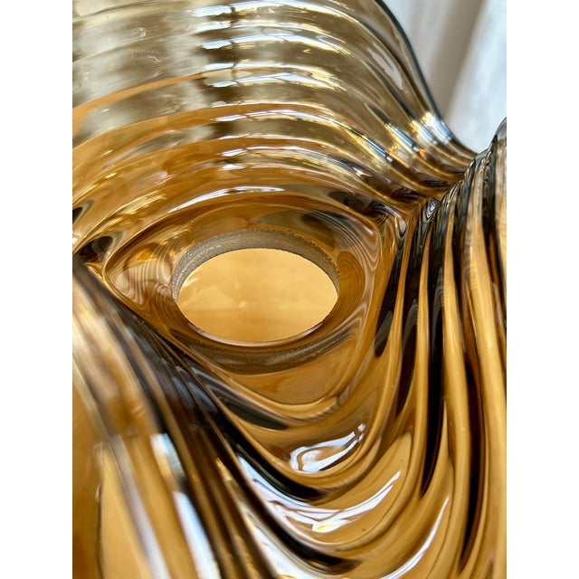 Space Age Smoked Glass Futura Biomorphic Pendant by Koch & Lowy for Peill & Putzler, Germany, 1970s For Sale - Image 16 of 18