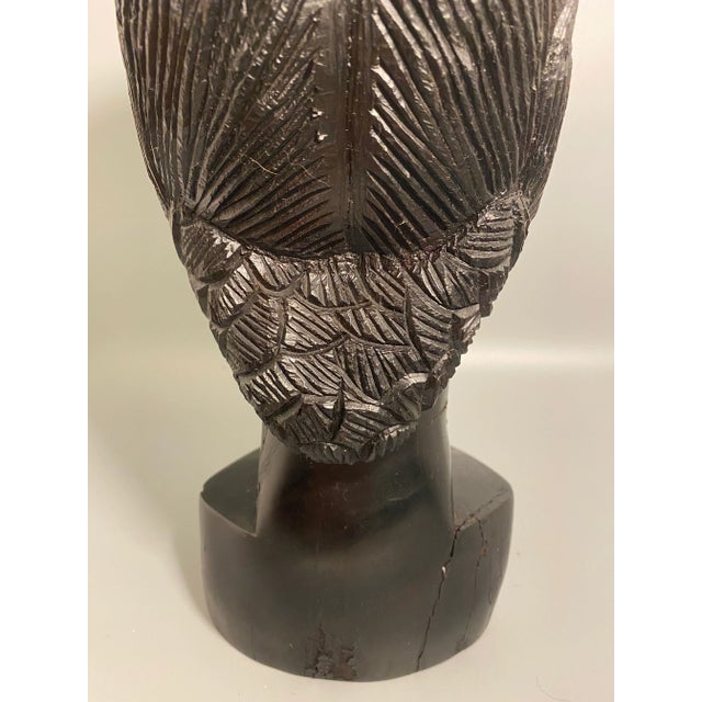 Mid-Century Haitian Female Bust From Irwin and Lane For Sale In New York - Image 6 of 8