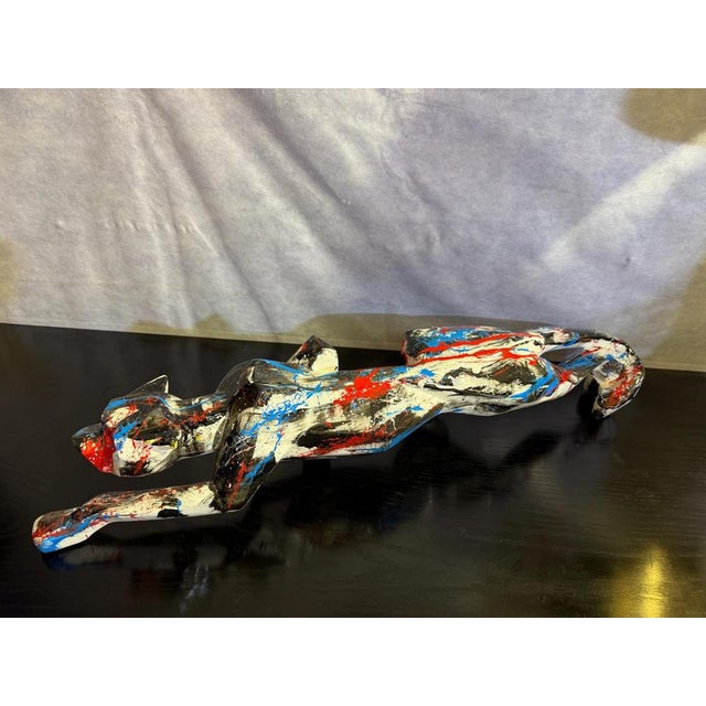 Silvio Formichetti, Panther Sculpture, 21st Century, Resin For Sale - Image 12 of 17