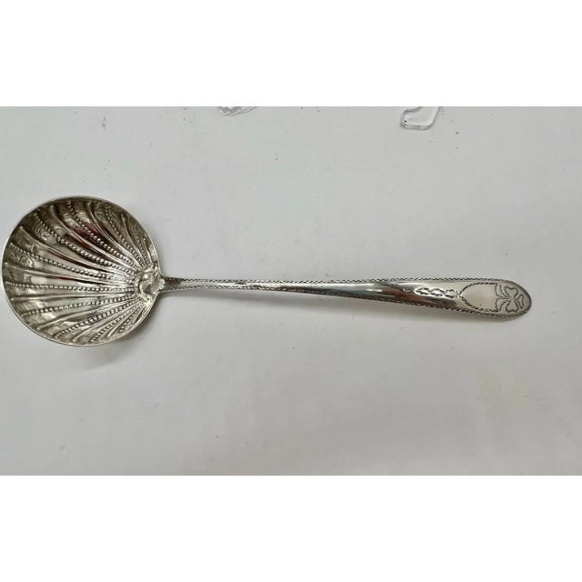 Antique John Pittar, George III Irish Sterling Silver Ladle Circa 1777 For Sale - Image 9 of 11