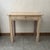 Wood Small Desk in Raw Wood For Sale - Image 7 of 7