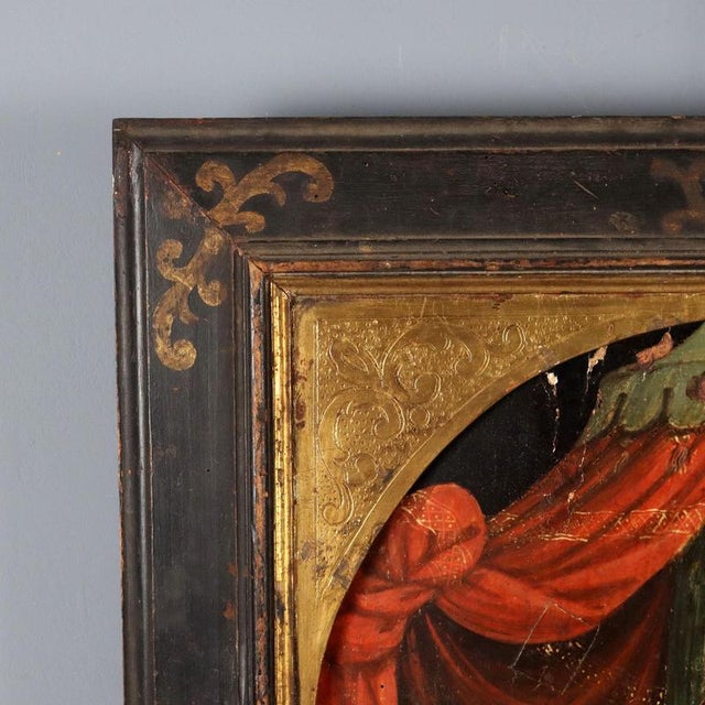 Brent Hallard, Madonna with Child and Angels, Acrylic on Canvas For Sale - Image 8 of 11