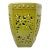 Mid Century Hexagonal Avocado Green Garden Stool For Sale